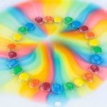 Use candy to create a rainbow and get little kids excited about science.