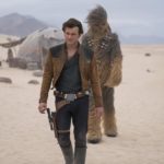 Han Solo and Chewbacca in Solo: A Star Wars Story movie