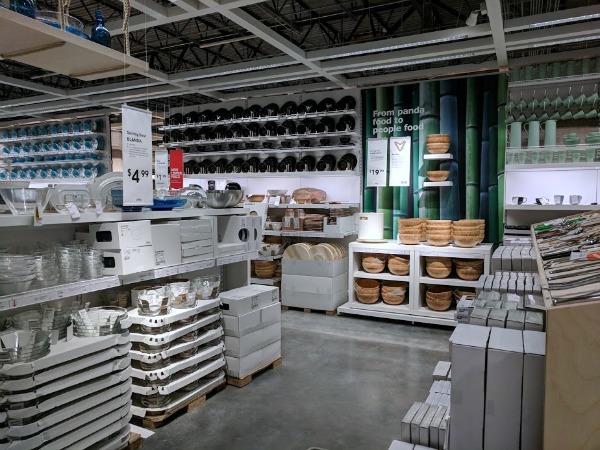 Shopping in the IKEA market