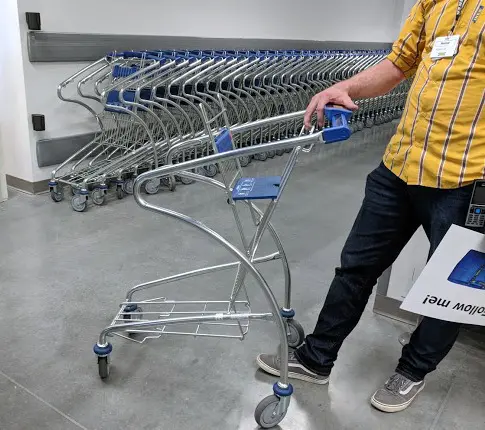Stroller carts at IKEA Oak Creek