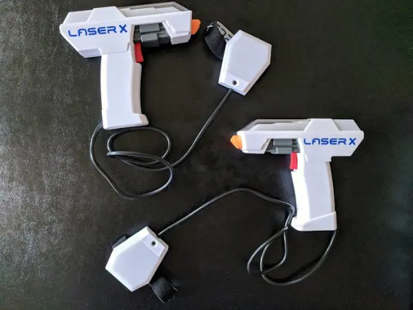 A set of two Laser X Micro Blasters
