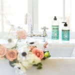 Mrs Meyer products by sink