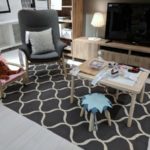 IKEA showroom with example family entertainment center area