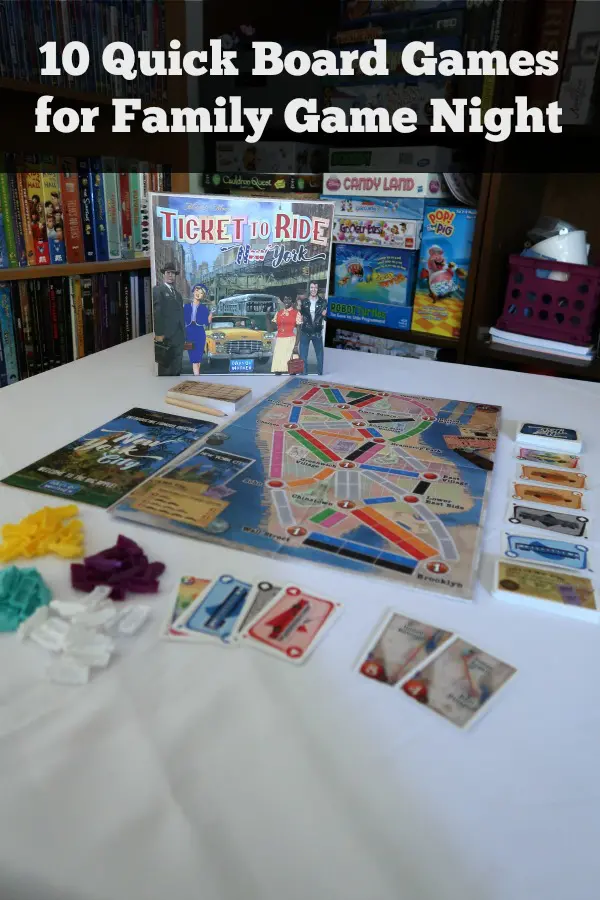 Love these board games for family game night! Great list of fun games that can be played in 20 minutes with kids. Plus they are FUN FOR ADULTS too!