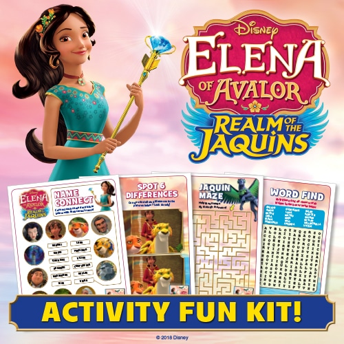 Printable activities for Elena of Avalor