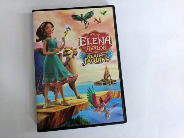 DVD case for Disney's Elena of Avalor Realm of the Jaquins