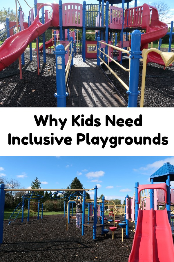 AD: Inclusive playgrounds have great benefits for kids such as developing physical, cognitive, sensory, and social skills. They provide a place for children of all abilities to come together and play. #ShapedByPlay #PlayLSI