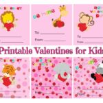 Examples of the square animal valentine cards