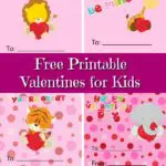 Examples of free printable animal valentines