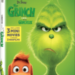 Dr. Seuss The Grinch movie box art featuring The Grinch and his dog