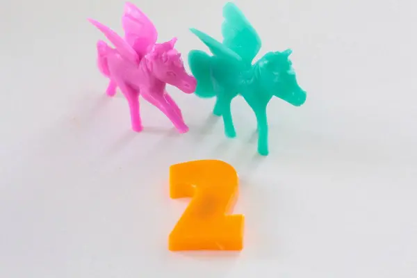 How to play the unicorn counting game to help your children work on math skills.