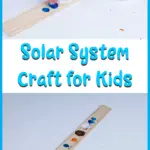 Help kids learn the order of the planets with this fun and easy fingerprint solar system craft for kids.