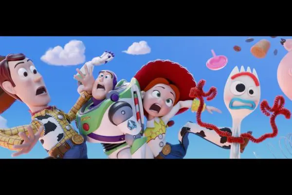 Toy Story 4 Woody, Buzz Lightyear, Jessie, Forky