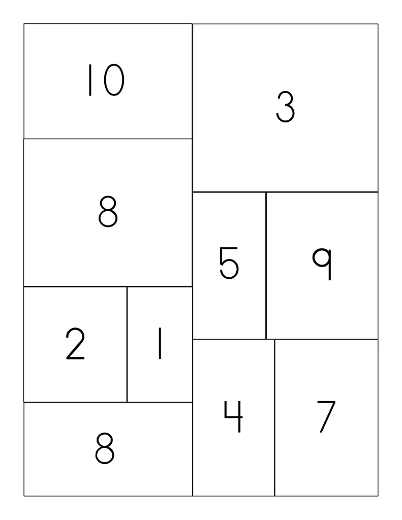 Printable cactus math puzzle answer key