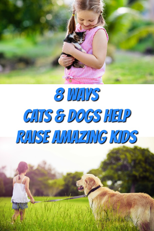 Wondering about the benefits of raising your kids with pets? Whether it is helping to improve children's health, assisting them in doing better in school, or perhaps setting the stage for a successful career as an entrepreneur, cats and dogs do these and many other amazing things for our kids.  Click to read about 8 ways pets can help raise amazing kids!