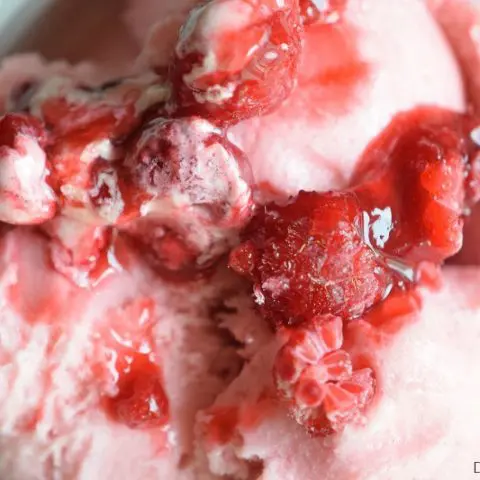 Homemade Strawberry Ice Cream