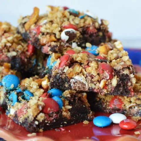 Easy brownie recipe for 4th of July