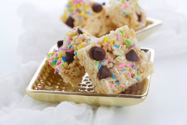 birthday rice krispie treats recipe