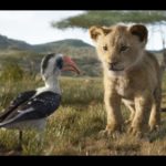 Lion King movie still courtesy of Disney featuring young Simba with Zazu.