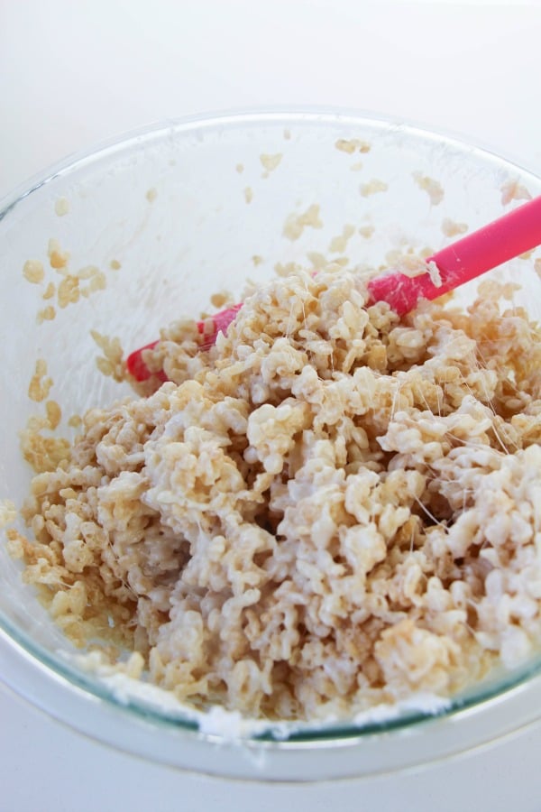 Unicorn rice krispie treat recipe variation