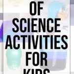 Collage of kids science activities