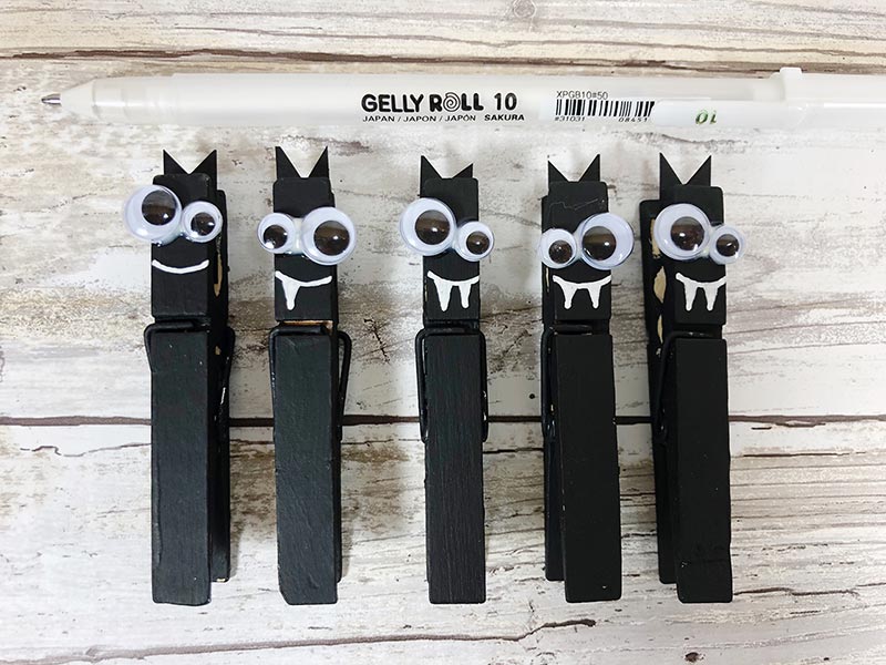 Cute Clothespin Bat Craft for Halloween - The Kindergarten Connection