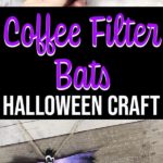 Completed Halloween bat craft