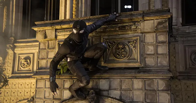 Movie still of Night Monkey on the wall in Spider Man Far From Home