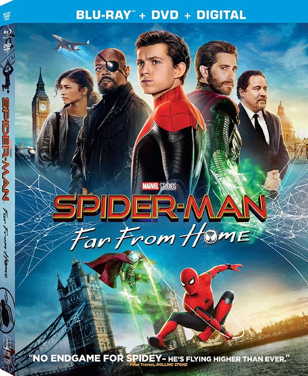 Spider Man Far From Home DVD cover