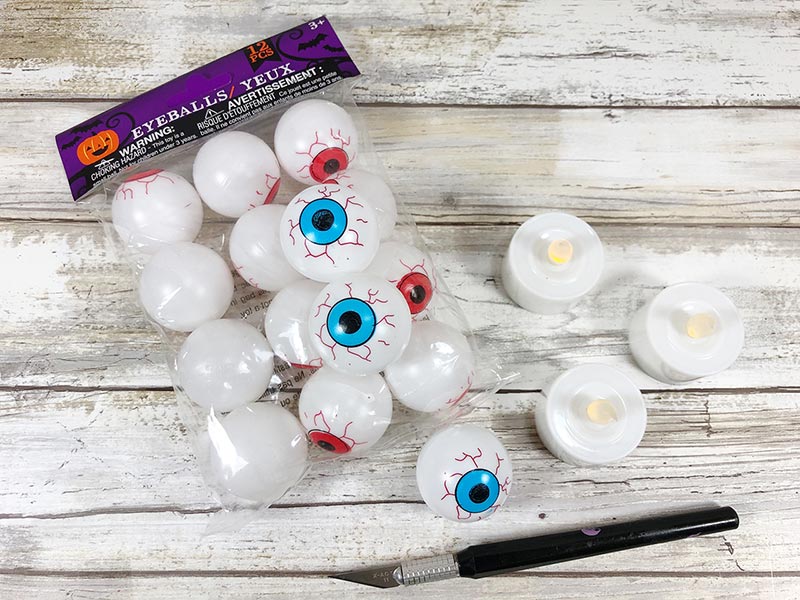 Supplies for Halloween Monster Eyeball Light Decoration