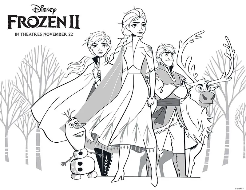 88 Disney Coloring Pages Elsa And Anna  Latest Free