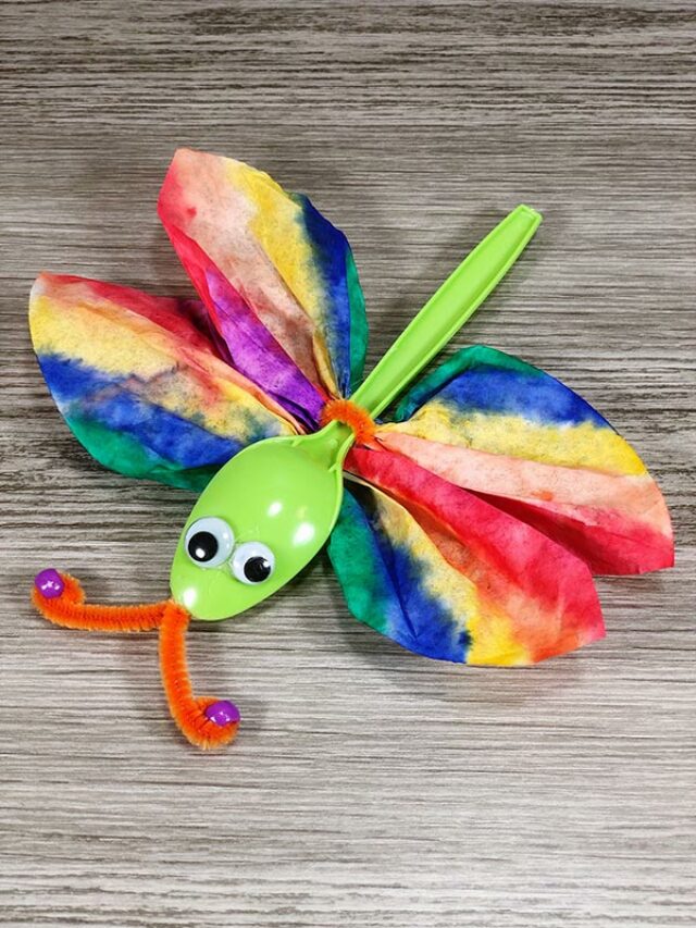 Coffee Filter Dragonfly Story