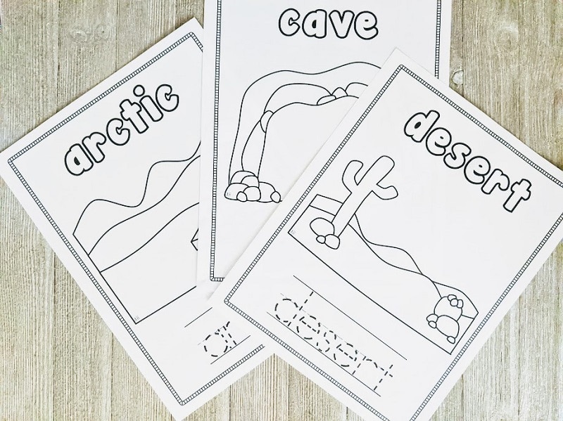 desert coloring pages for preschoolers