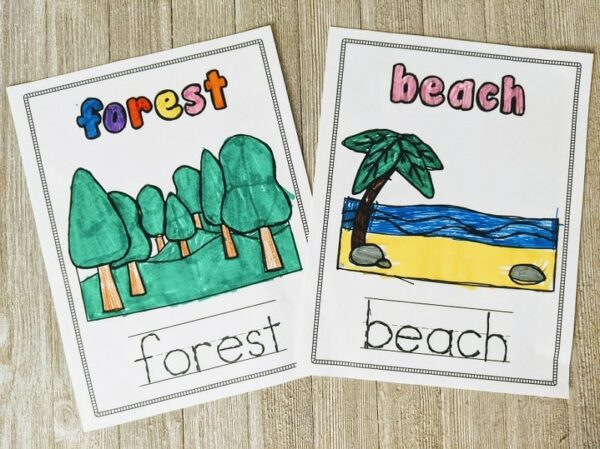 Free Biomes Printable Coloring Pages for Kids