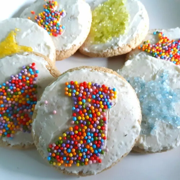 Sprinkle Christmas Sugar Cookies