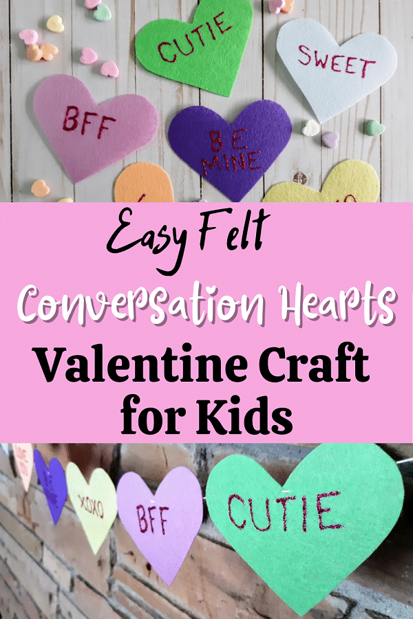 Conversation heart sayings for kids 2025