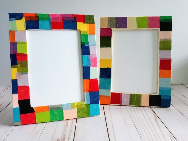 Paper Photo Frame Diy Kraft Paper Picture - Temu