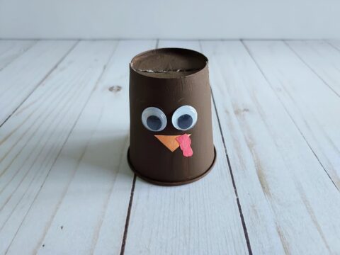 Coffee Filter Paper Cup Turkey Craft