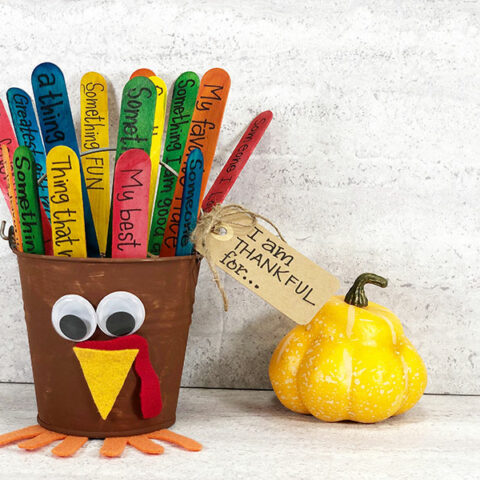 Thankful Turkey Bucket Craft