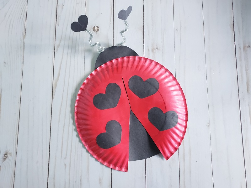 Paper Plate Love Bug Craft