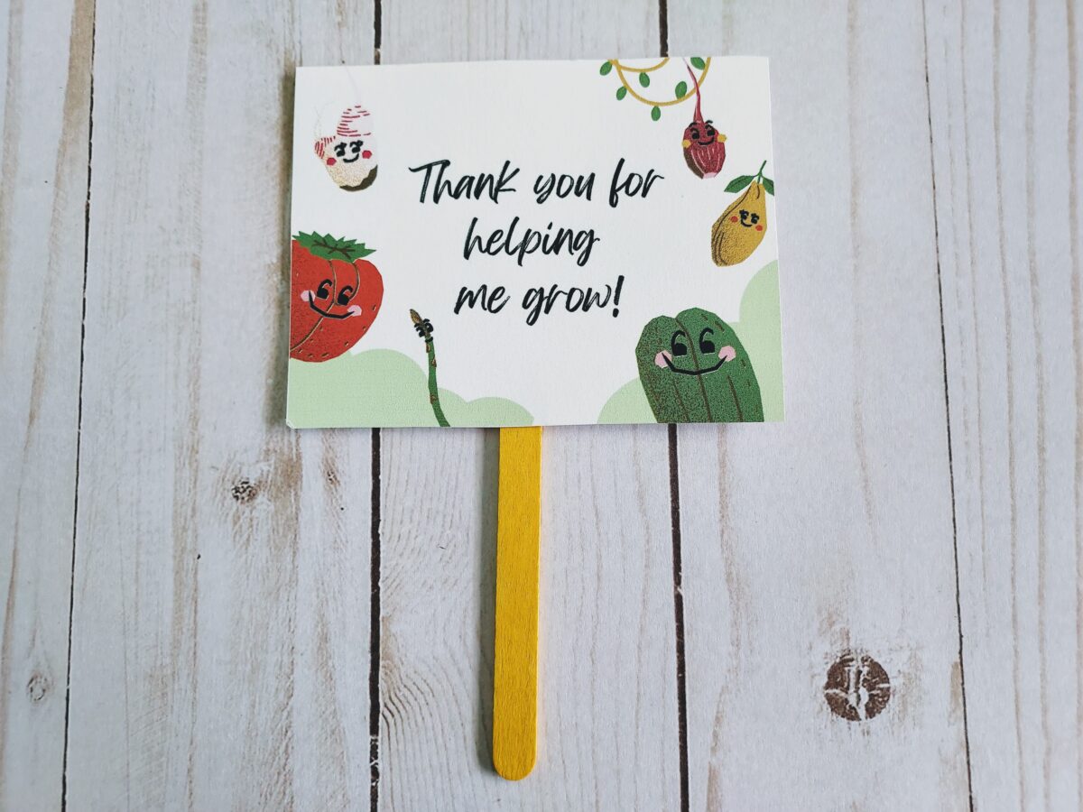 Free Printable Plant Themed Tags for Teacher Appreciation Gift