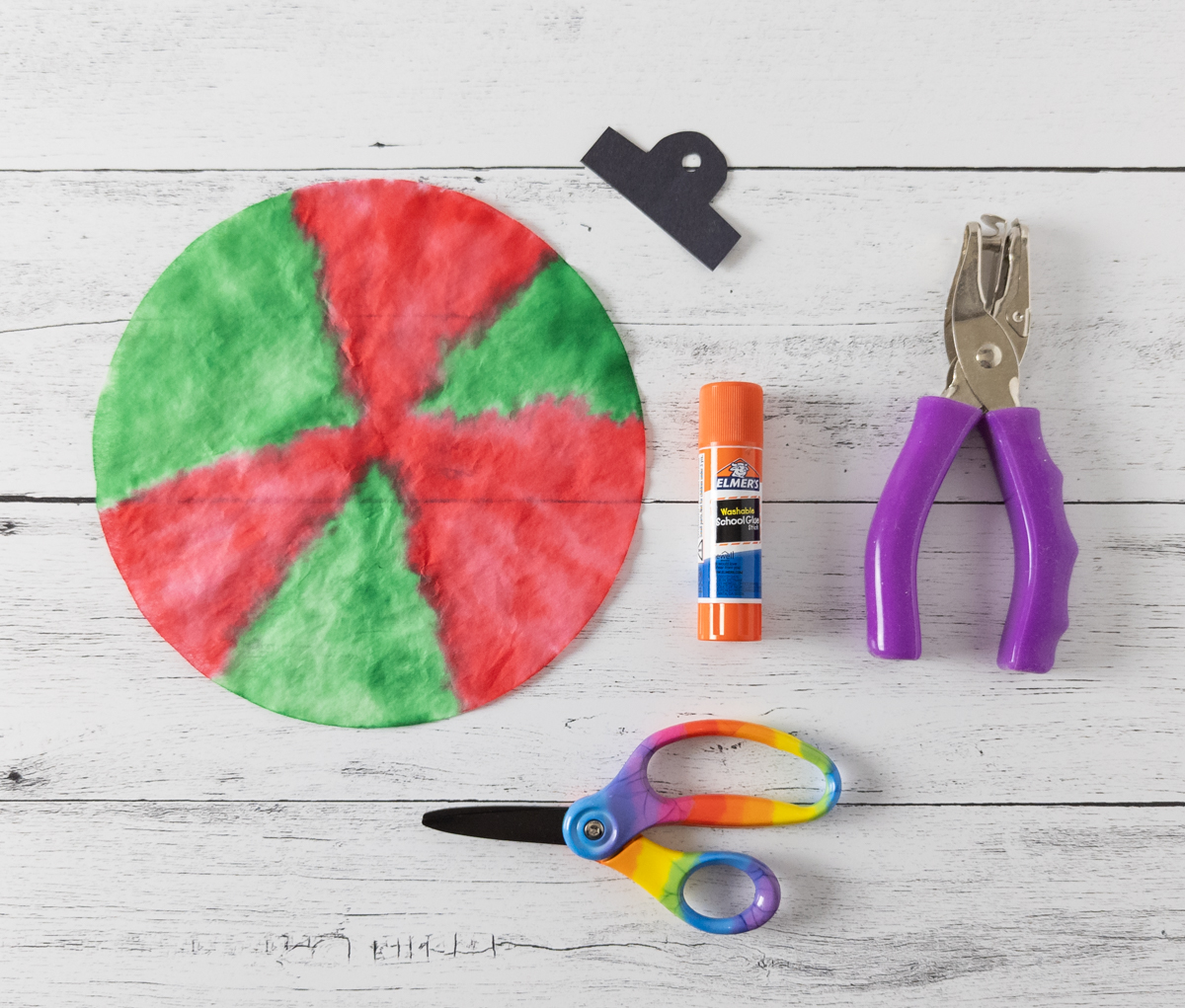 Coffee Filter Ornaments Craft for Kids Fun Christmas Decoration