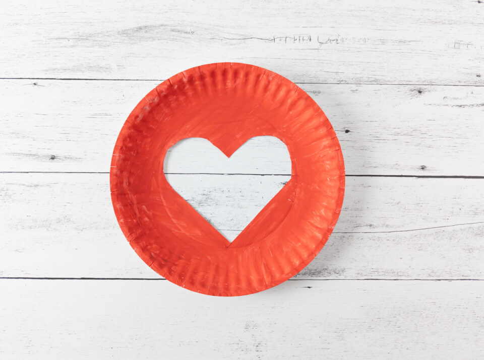 Easy Paper Plate Valentine Craft for Kids | Free Printable Template