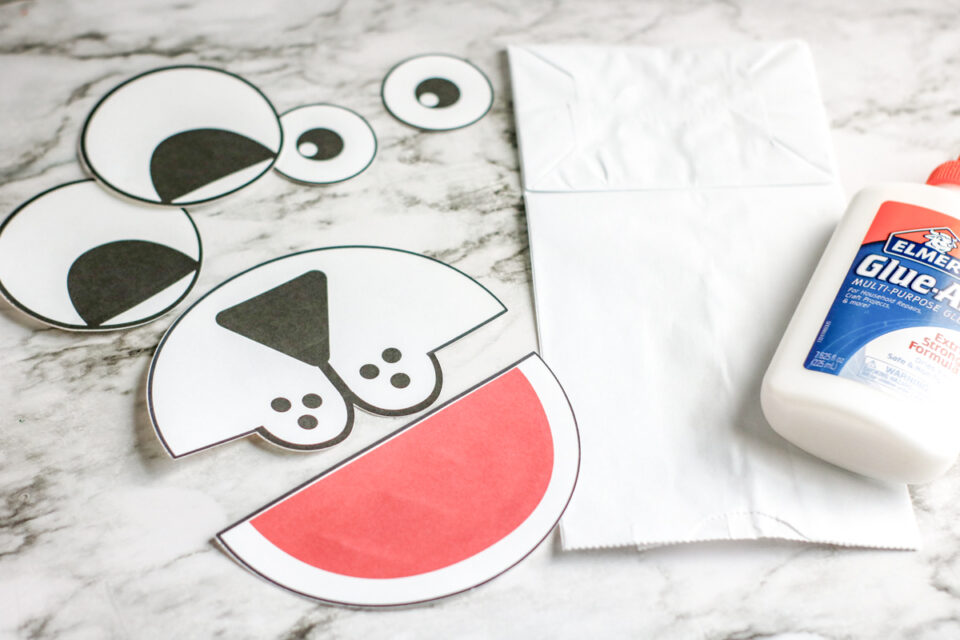 Easy Paper Bag Polar Bear Craft for Kids