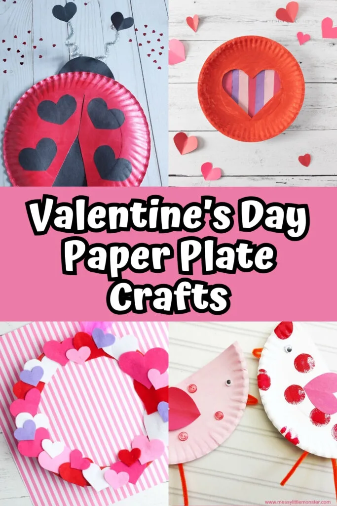 Paper plate valentine sales craft