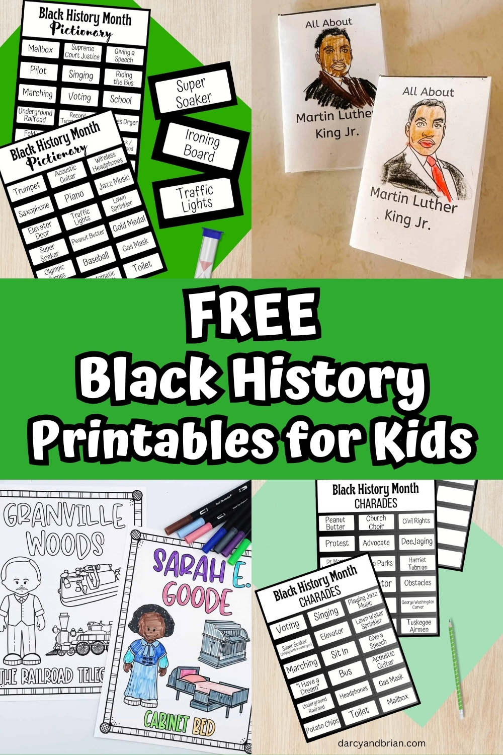 Free Black History Printables for Kids for Free Printable Black History Month Activities For Elementary Students Pdf