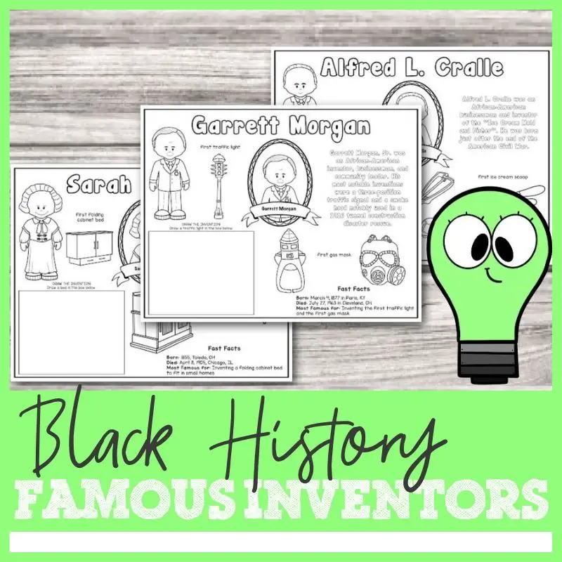 black history month biography template free