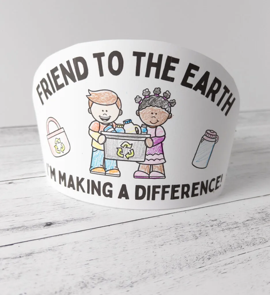 Free Earth Day Crown Printable For Kids Easy Headband Craft free-earth-day-crown-printable-for-kids-easy-headband-craft