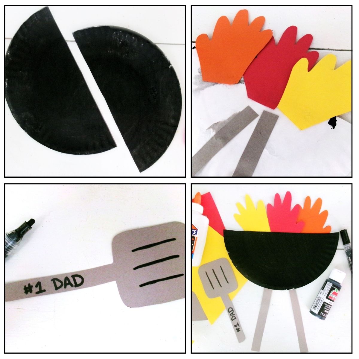 Easy Father #39 s Day Grill Craft for Kids