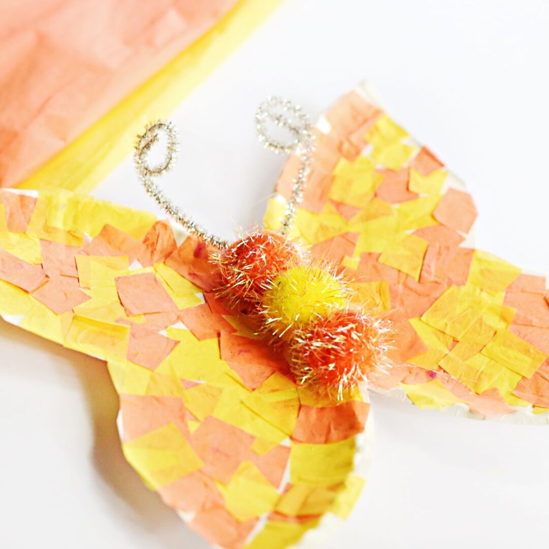 Easy Butterfly Paper Plate Craft for Kids